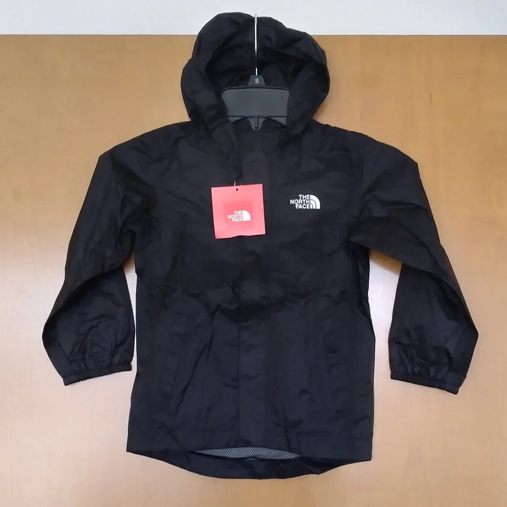The North Face Toddler Quinn Rain Shell Jacket, 4T - TNF Black, Brand NEW, Authe - Picture 1 of 8
